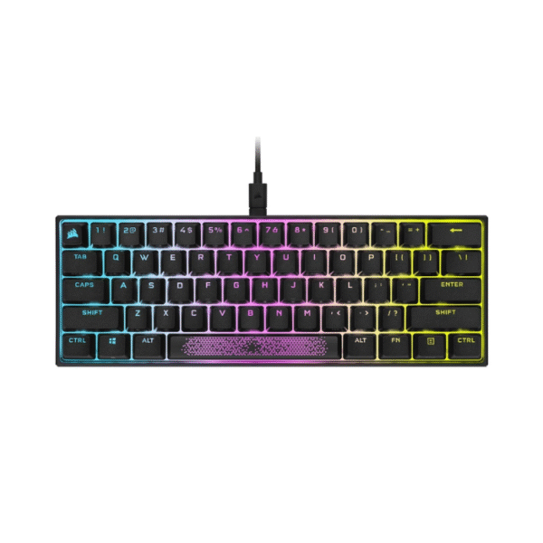 Corsair K65 RGB Mini 60% Mechanical Gaming Keyboard - Cherry MX Speed - Black